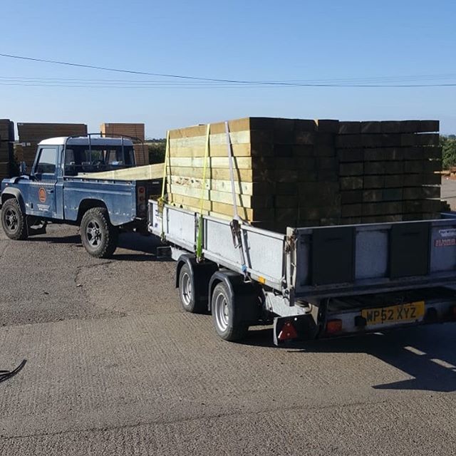TaylorSvcs's tweet photo. I love the smell of green sleepers in the morning! 2.5 tons ready for installation. https://t.co/uERdNyraUA https://t.co/fXEdfEjp79