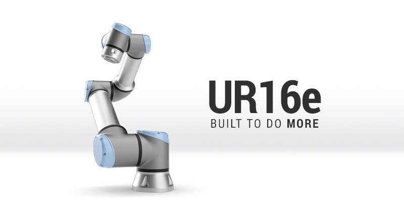 Voici l'UR16e ! 👉 universal-robots.com/fr/produits/ro… 
#BuiltToDoMore #entreprises #cobots