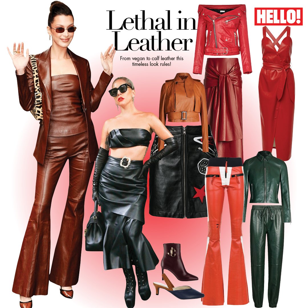 HELLOmagIndia's tweet photo. HELLO! Trends: Lethal in Leather
From vegan to calf leather this timeless look rules!
#Fashion #Trends #Style #Leather #HELLOMagIndia #SeptemberIssue #BellaHadid #HELLOStyle #HELLOFashion #HELLOTrends #LagyGaga https://t.co/8wISPIRa74