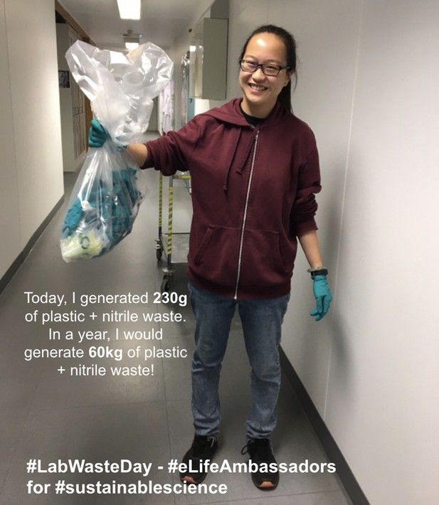 eLife Community (@elifecommunity) on Twitter photo Today is #LabWasteDay! 🌏 Join the #eLifeAmbassadors and help raise awareness about the environmental impact of science by sharing a picture of the plastic waste you make today ♻️ elifesciences.org/events/dda2718… Today is #LabWasteDay! 🌏 Join the #eLifeAmbassadors and help raise awareness about the environmental impact of science by sharing a picture of the plastic waste you make today ♻️ elifesciences.org/events/dda2718…