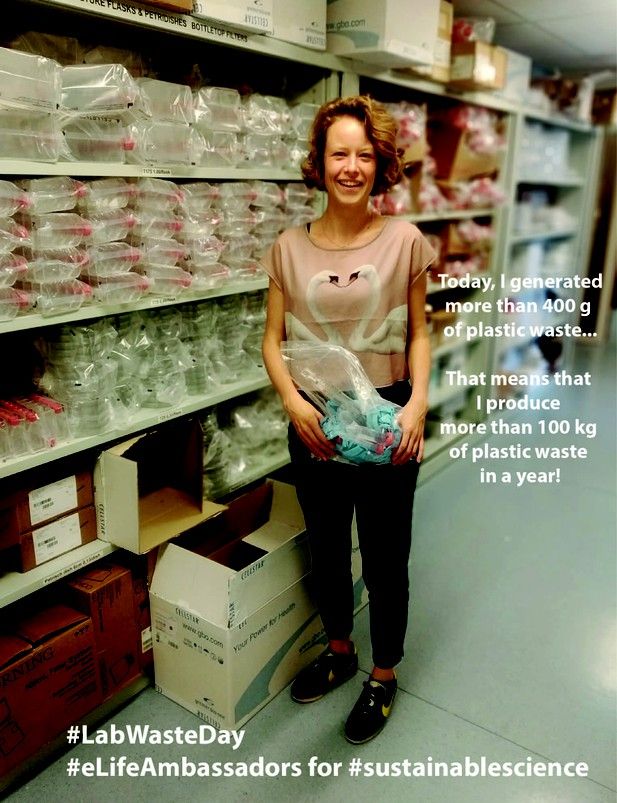 eLifeCommunity's tweet photo. Today is #LabWasteDay! 🌏 Join the #eLifeAmbassadors and help raise awareness about the environmental impact of science by sharing a picture of the plastic waste you make today ♻️ https://t.co/27gp0BIOya https://t.co/0FT1snrHHM