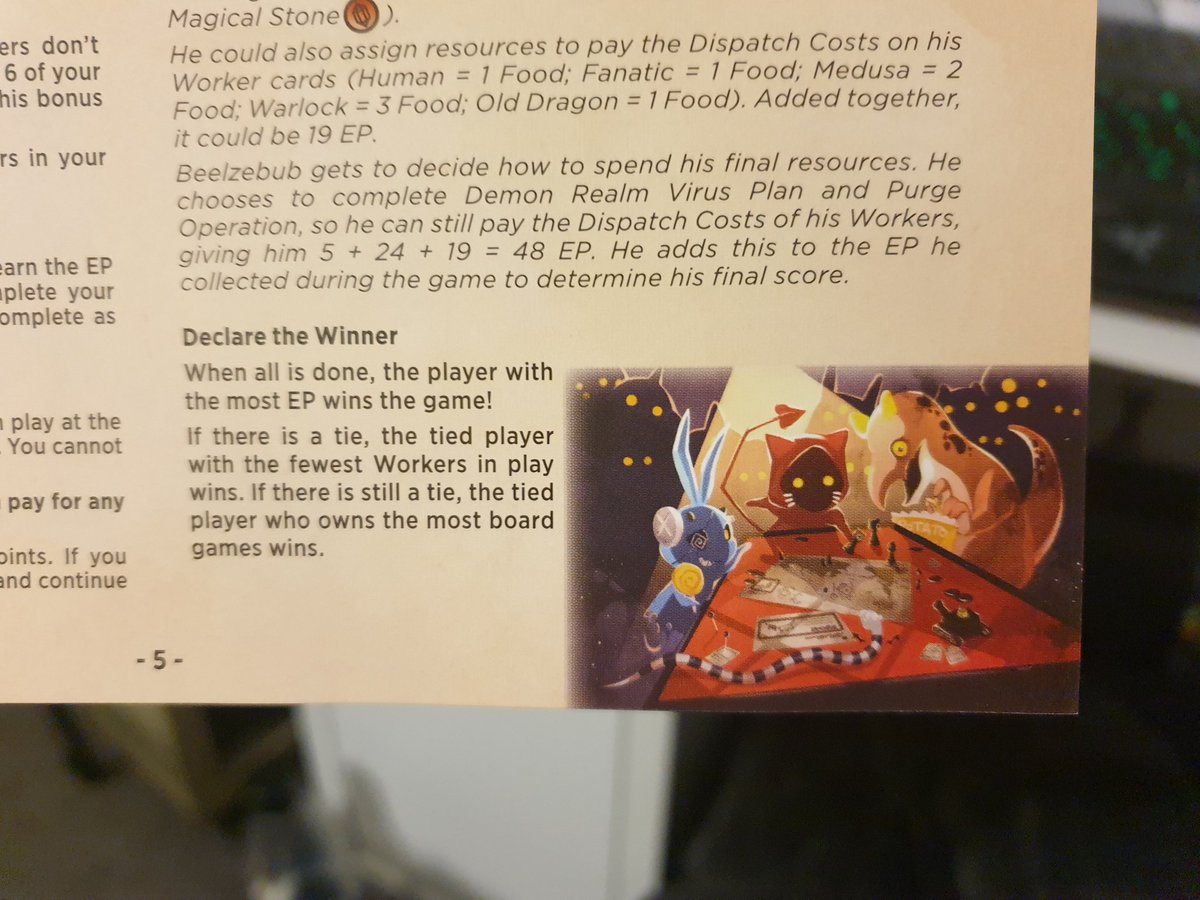 MeepleU's tweet photo. 2nd one that I love from #DemonWorker ruleboook is this. I shall try to play with people with less board games than me 😂🤣🤣🤣
Nice one @JapanimeGames https://t.co/yBlq74zxd0