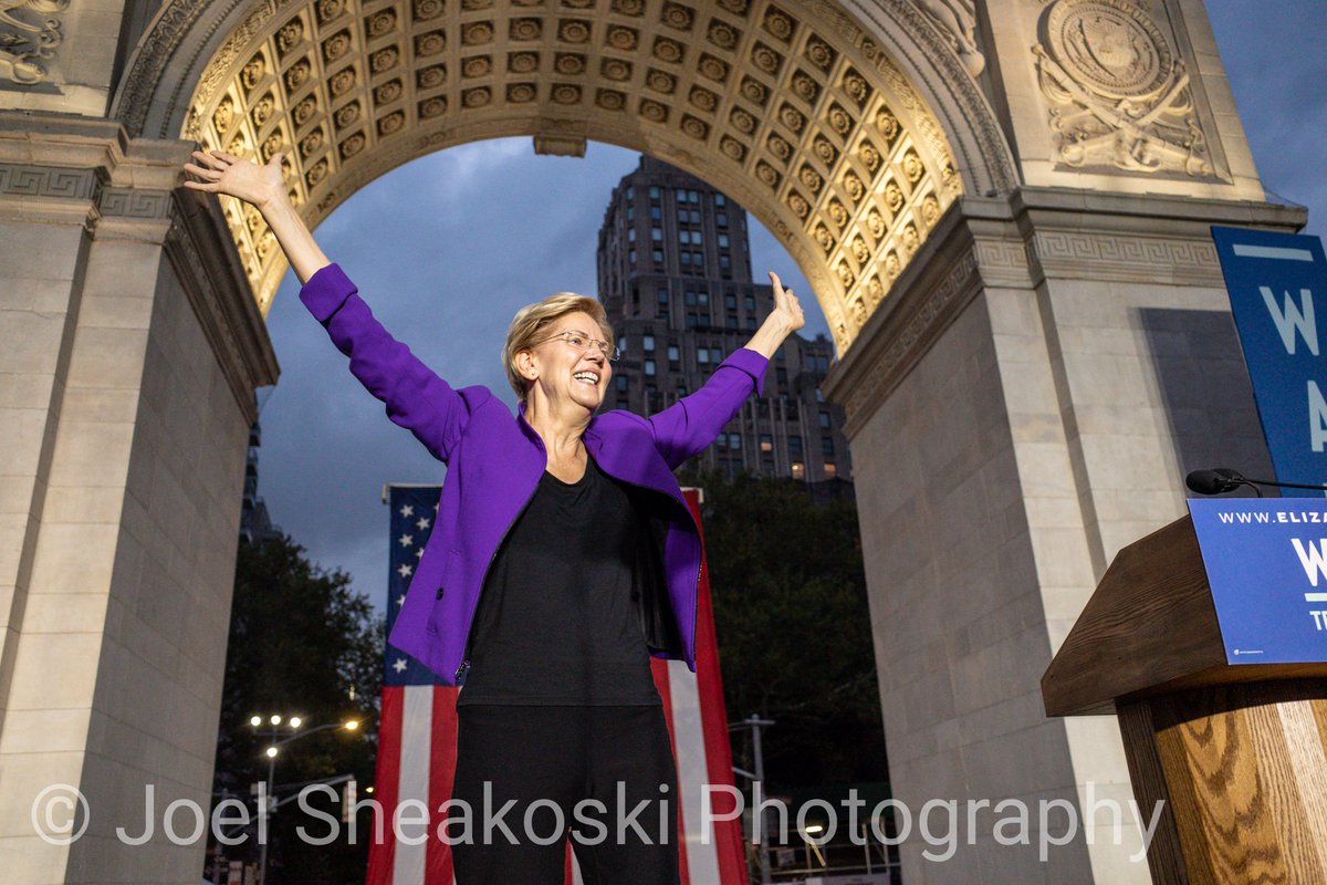 JoelsPhotoUS's tweet photo. It was my pleasure to take some photos of .@ewarren speaking in New York #WarrenNYC https://t.co/XSQJ8zDOzf