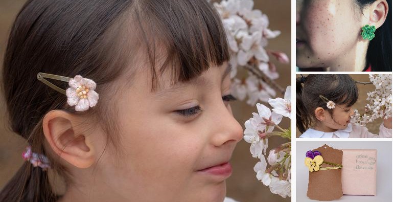 Mimi Hana Threads On Twitter Sakura Hair Clip For Girls Wedding