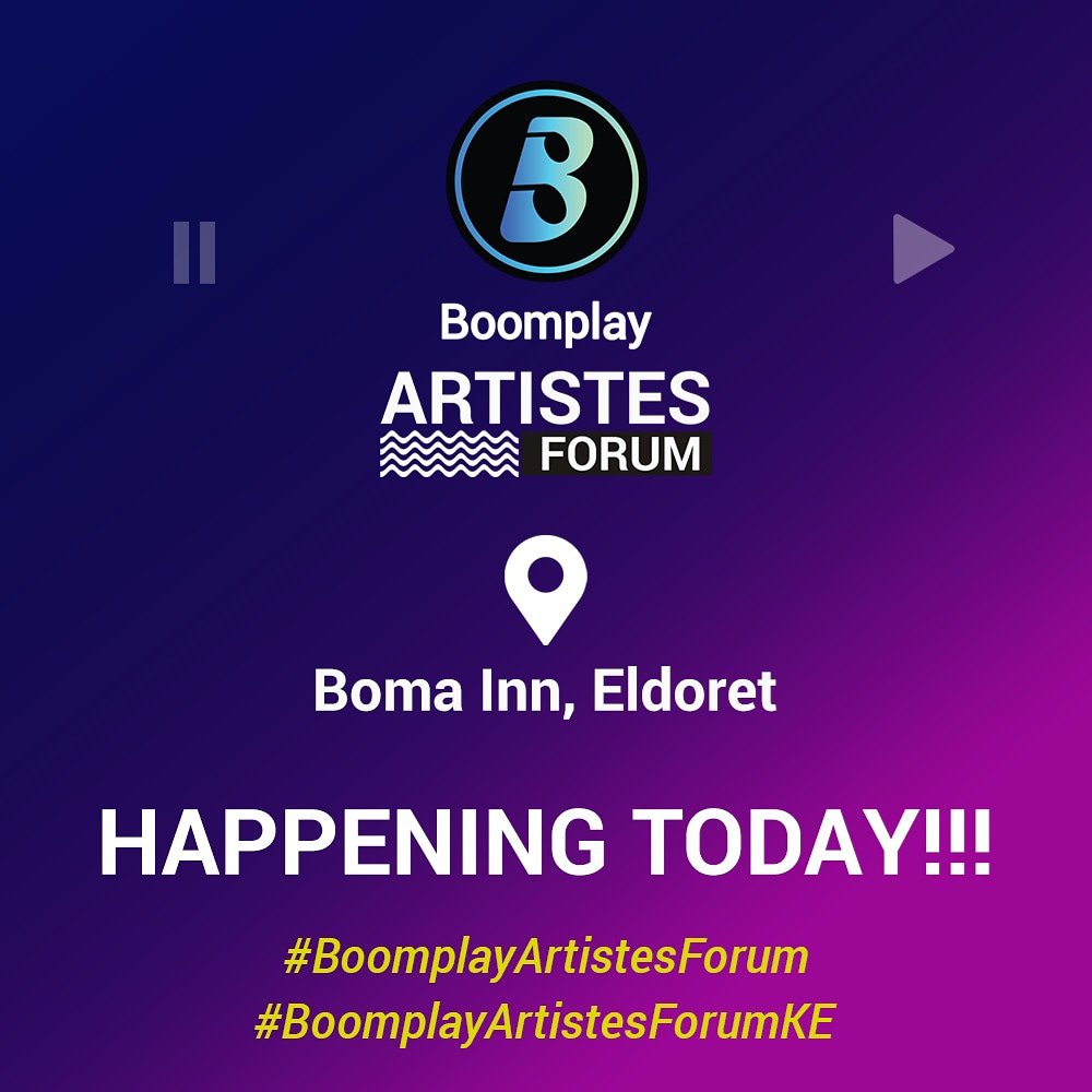 BoomplayKenya's tweet photo. The 2nd Edition of the #BoomplayArtistesForum kicks off today in Eldoret, Kenya.
Join the conversation on social media with the hashtag #BoomplayArtistesForumKE

The time is now, Let’s strive! https://t.co/OQAYUltV42