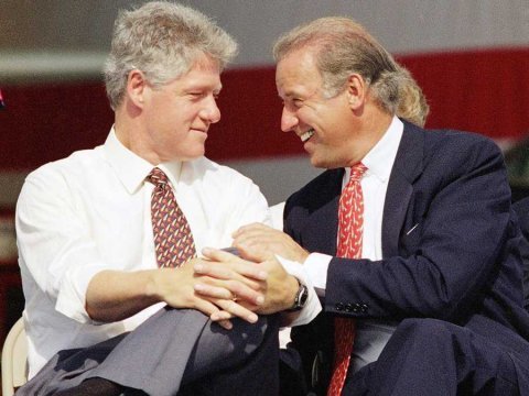 Rudy Havenstein. Somebody's gotta do it. on Twitter: "We all want someone  to look at us the way Bill Clinton looked at Joe Biden's mullet.… "