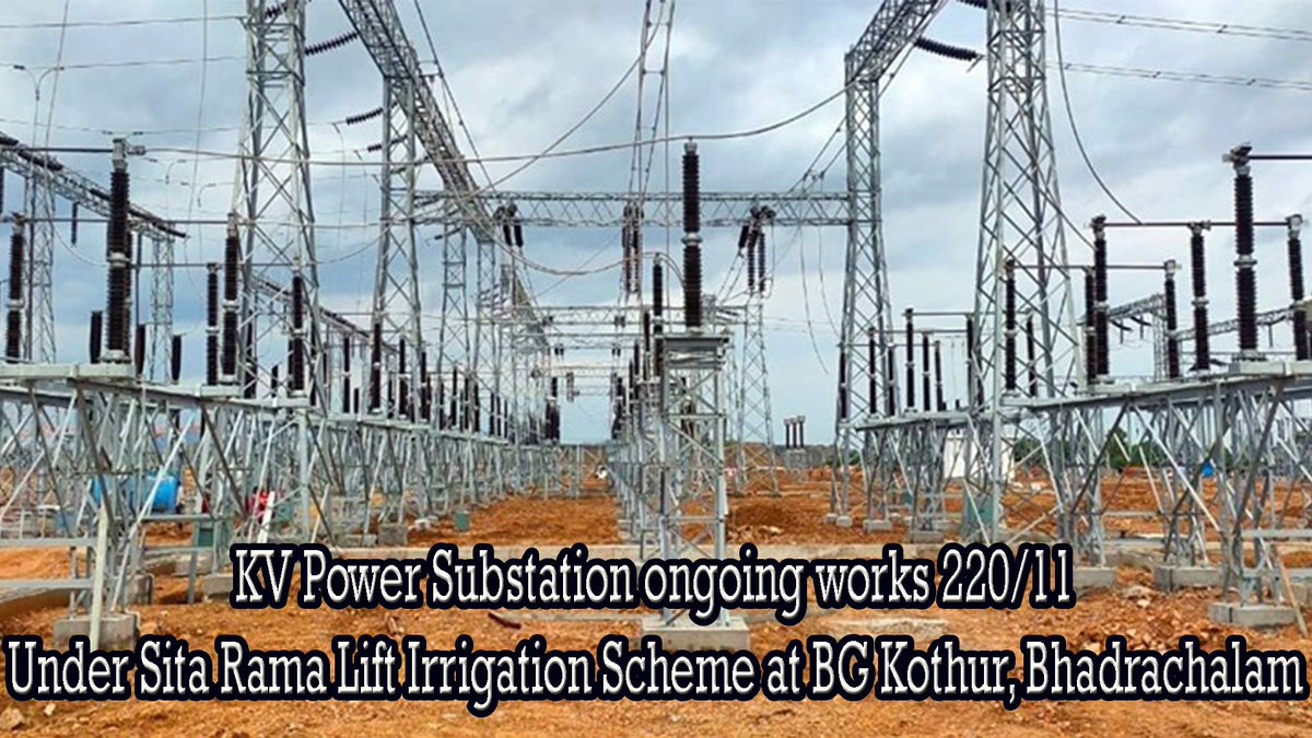BestProjectsInd's tweet photo. 220/11 KV Power Substation ongoing works
Under Sita Rama Lift Irrigation Scheme at BG Kothur, Bhadrachalam
#meil #mega #meghaengineering #powersubstation #bgkothur #badrachalam #sitaramaproject #liftirrigation #substation #power #electricityongoing #bestprojectsinindia https://t.co/0FGaUiEBYn