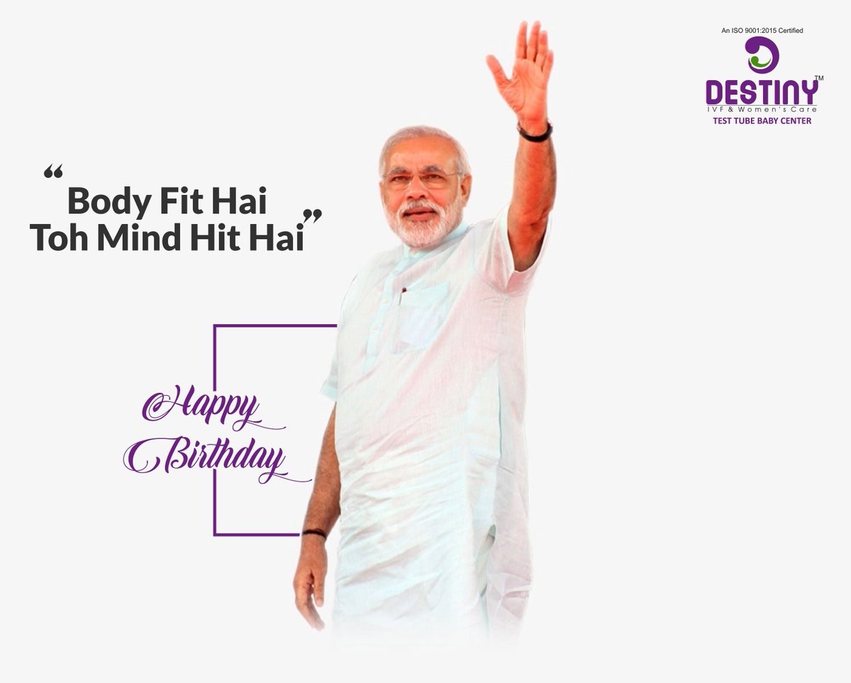 destiny_ivf's tweet photo. “Body Fit Hai Toh Mind Hit Hai”
🥳✨Happy Birthday PM Narendra Modiji✨🇮🇳🇮🇳
#Modiji #PM #Narendramodi #PMmodi #HappyBdayPMModi
#destiny #DestinyIVF #DrDilipDholaria #DrJasminDholaria #PragnancyProblem #IVFCenter https://t.co/dE4XtHCkmk