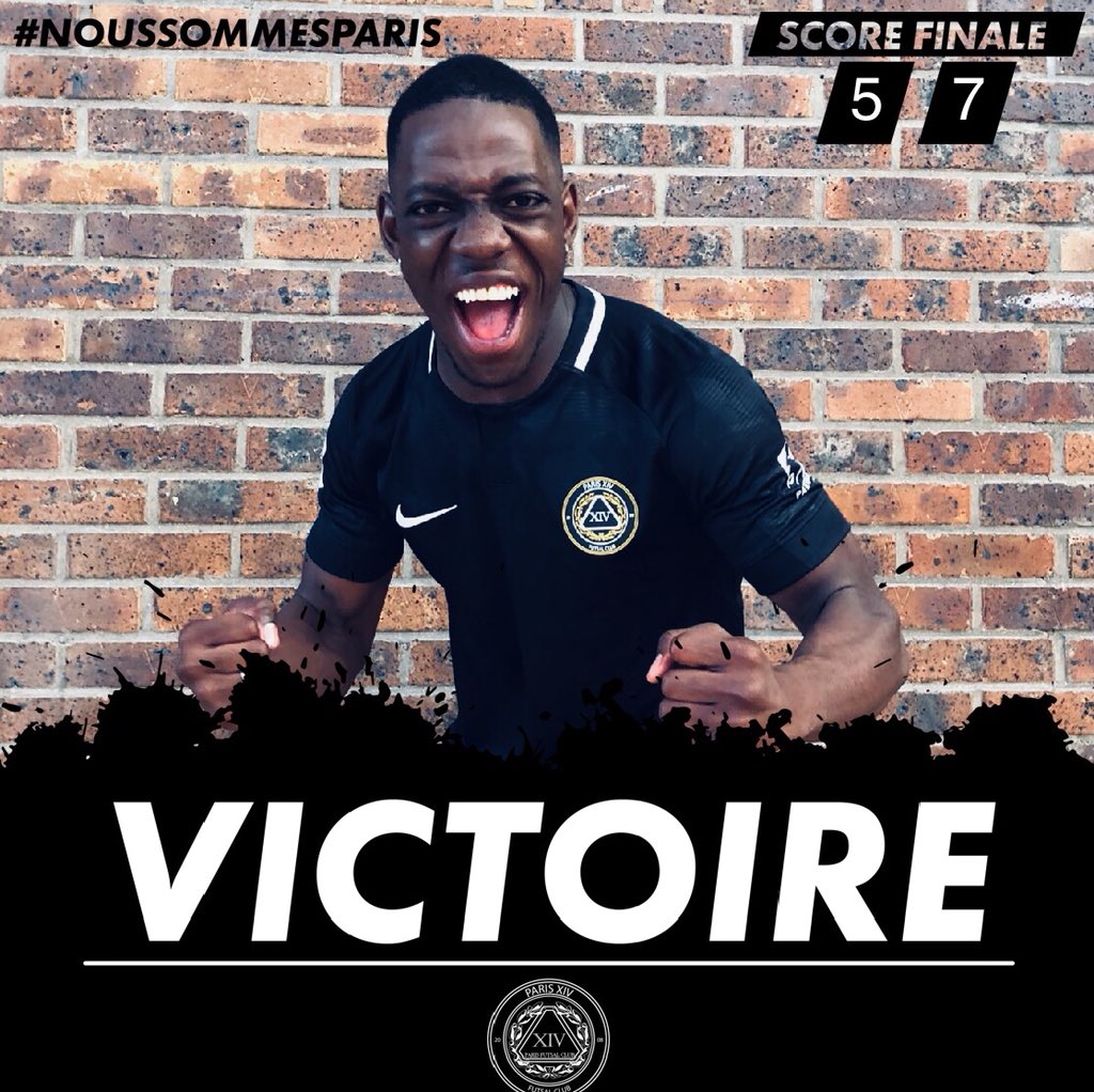 Paris_XIV_FC's tweet photo. PARIS ENCHAÎNE

Hier les parisiens se sont imposés et en profitent pour devenir leader de R3 @LPIFF75💥 

Creteil ⚫️5-7 (3-2)⚪️@Paris_XIV_FC 

#Futsal⚽️
#Paris14🦁 
#AuMental 🧠 
#MissionAccomplie ✅
#LaRouteEstLongue 🔜
#ObjectifTitre 🔭
#DeuxiemeBataille ⚔️
#TravailDEquipe 💪 https://t.co/XTUJ3zp3rD