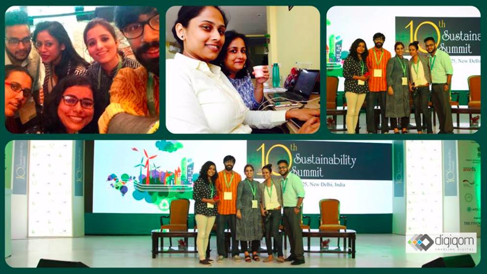 digiqom's tweet photo. Two action packed days, 11 sessions, 68 speakers, and 10 Qommies at the 10th Sustainability Summit by Centre of Excellence for Sustainable Development and @FollowCII. #SustainDev2015 #Throwback https://t.co/WA613qOYq0