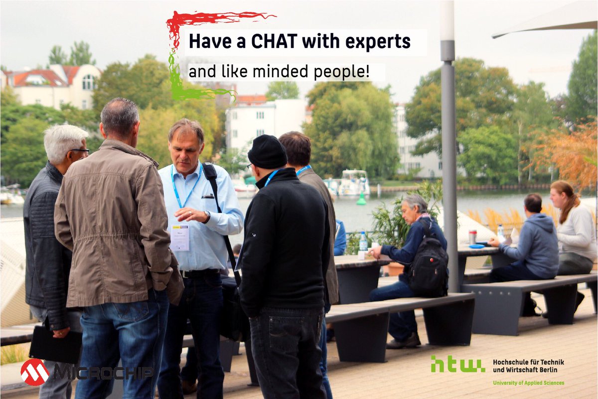 HtwMasters's tweet image. Have a lovely chat with like minded people and enjoy a coffee!
#htw #microchip #conference #berlin
Go check out @HTW_Berlin and @MicrochipMakes @MicrochipTech ‼️😎