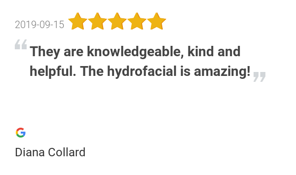 WadeLaserClinic's tweet photo. New 5.0-star Review: "I love Wade Laser! They are knowledgeable, kind and helpful. The hydrofacial is amazing!" https://t.co/9IsdHt01s1