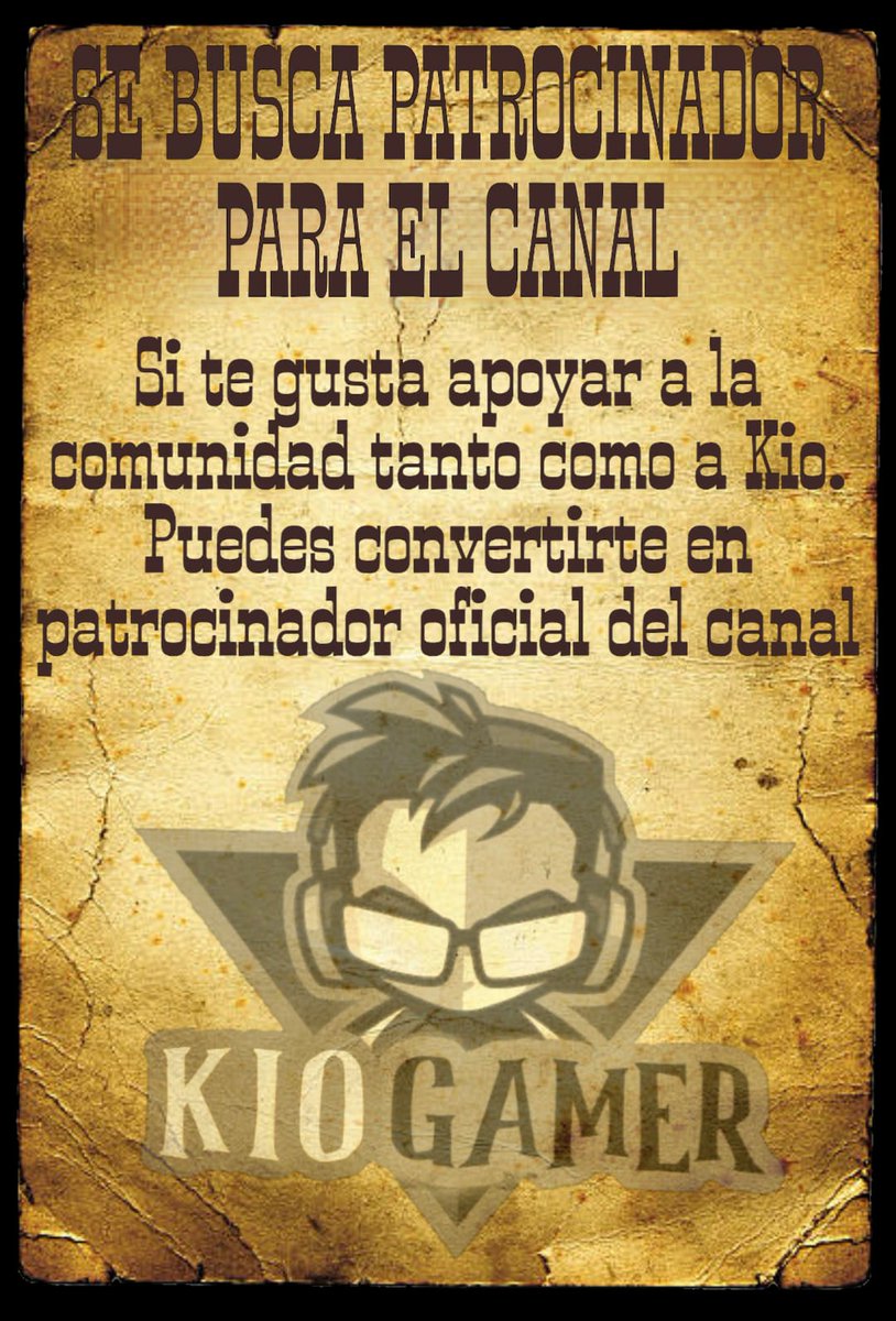 Como siempre buscamos seguir apoyando a las diferentes comunidades. Algo que no es tarea facil. Si deseas convertirte en el patrocinador del canal. Escribeme al MD
<a href="/Esports_vVv/">vVvEsports</a> @FichajesAoVLAT <a href="/ArenaOfValorLAT/">Arena Of Valor Latinoamérica</a> <a href="/ArenaofValorLA/">Arena of Valor Latinoamérica</a>
#RTs youtube.com/KioYT