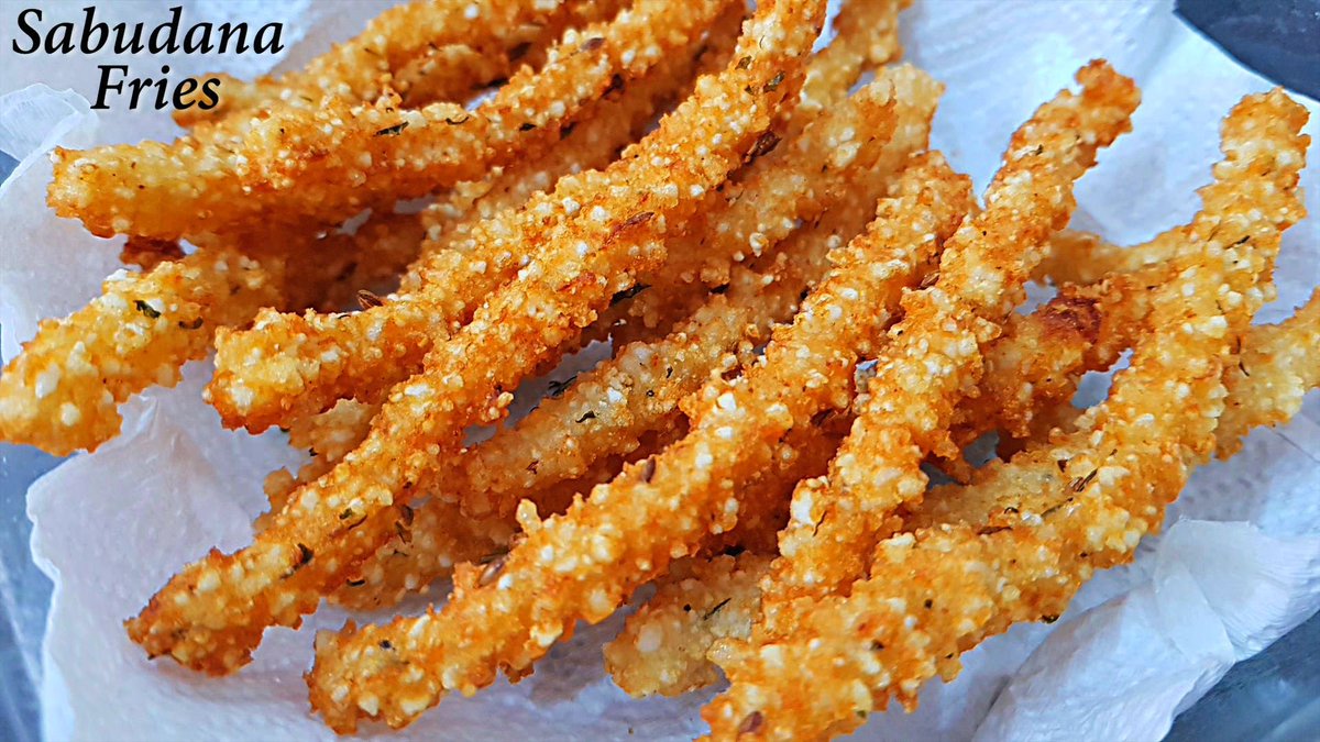 Raykitchen2's tweet photo. #recipes #Cooking #foodie #snacks #breakfast #homecooking 👩‍🍳Crispy Chatpata Sabudana Fries For Vrat /Fasting …Click👇👇👇 The Link Below
 https://t.co/0soPhijD1w
😍🤩😋🙋‍♀️ https://t.co/u1ujznLU1M