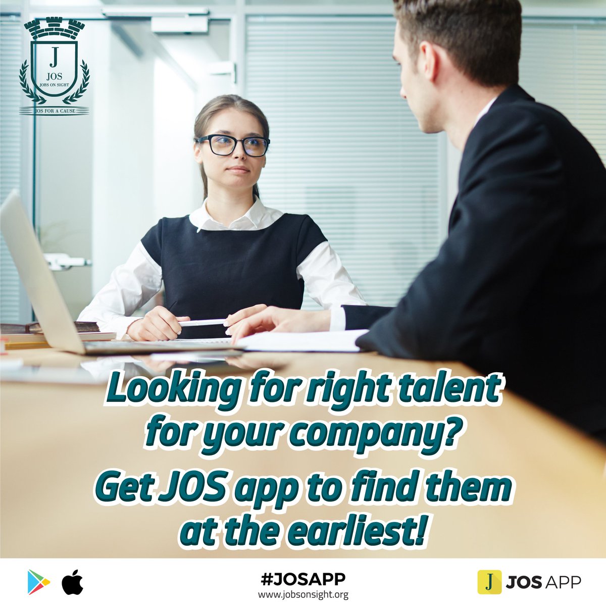 jobsonsight's tweet photo. Finding it difficult to directly reach out to employees?
JOS Hain Na Boss
Download #JOSAPP to hire the best employees around your location!
Download App- https://t.co/O5ZoeCOfNN
#JOSAPP #JOBSONSIGHT #jobs #serviceproviders #serviceseekers #aroundyou #businessads #employers https://t.co/aj4AazV4tN