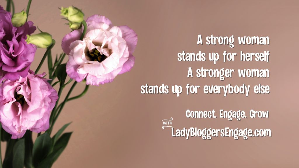 BloggersLady's tweet photo. Do you stand up for yourself and do you stand up for others?
Join our ladies only blogging community - https://t.co/IpP9PcjuR1
#ladybloggersengage #ladybloggersconnect #bloggingtribe #womenbloggers https://t.co/Oue1Cwj79g