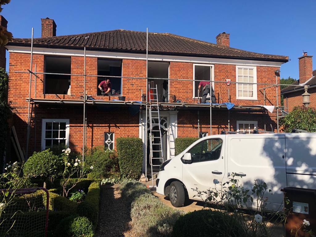 Timber Windows (UK) on Twitter "We're underway in AlleynPark Dulwich…