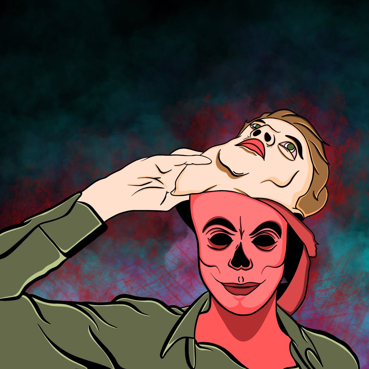 webbvisuals's tweet image. Fuck it, mask off.
#digitalart 
#cartoon 
#illustration