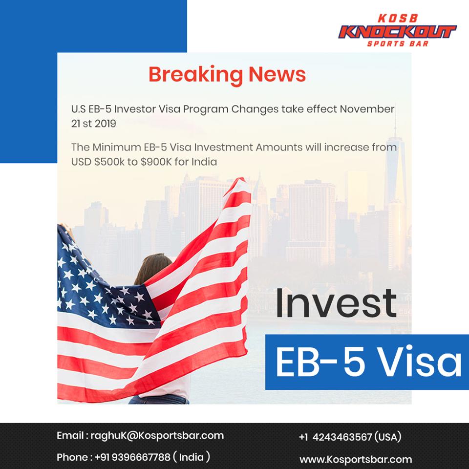 investor visa usa minumum investment