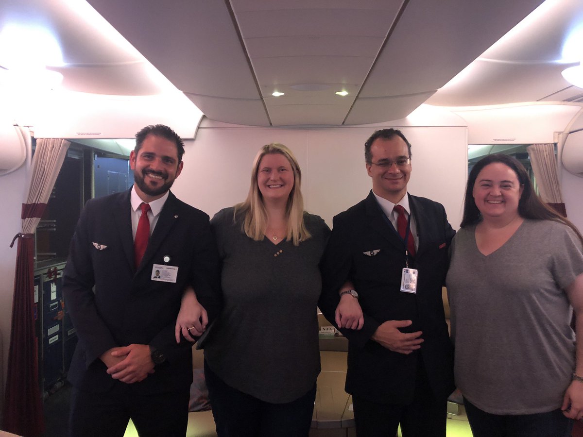 auntamy2's tweet photo. Thank you @airfrance #lapremiere team! I wasn’t feeling well during the flight and these guys were so amazing. Then, our welcome at CDG was outstanding! #franceisintheair https://t.co/c3aKoXdSP1