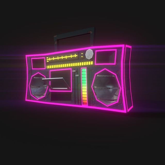 MusicEscapeVR's tweet photo. We have a big update coming soon, can you guess what it's going to be?

#musicescape #edc #boombox #cyberpunk #cyberpunkart #turnupthespeakers #conceptart #rhythmgame https://t.co/1cO2goY3tr