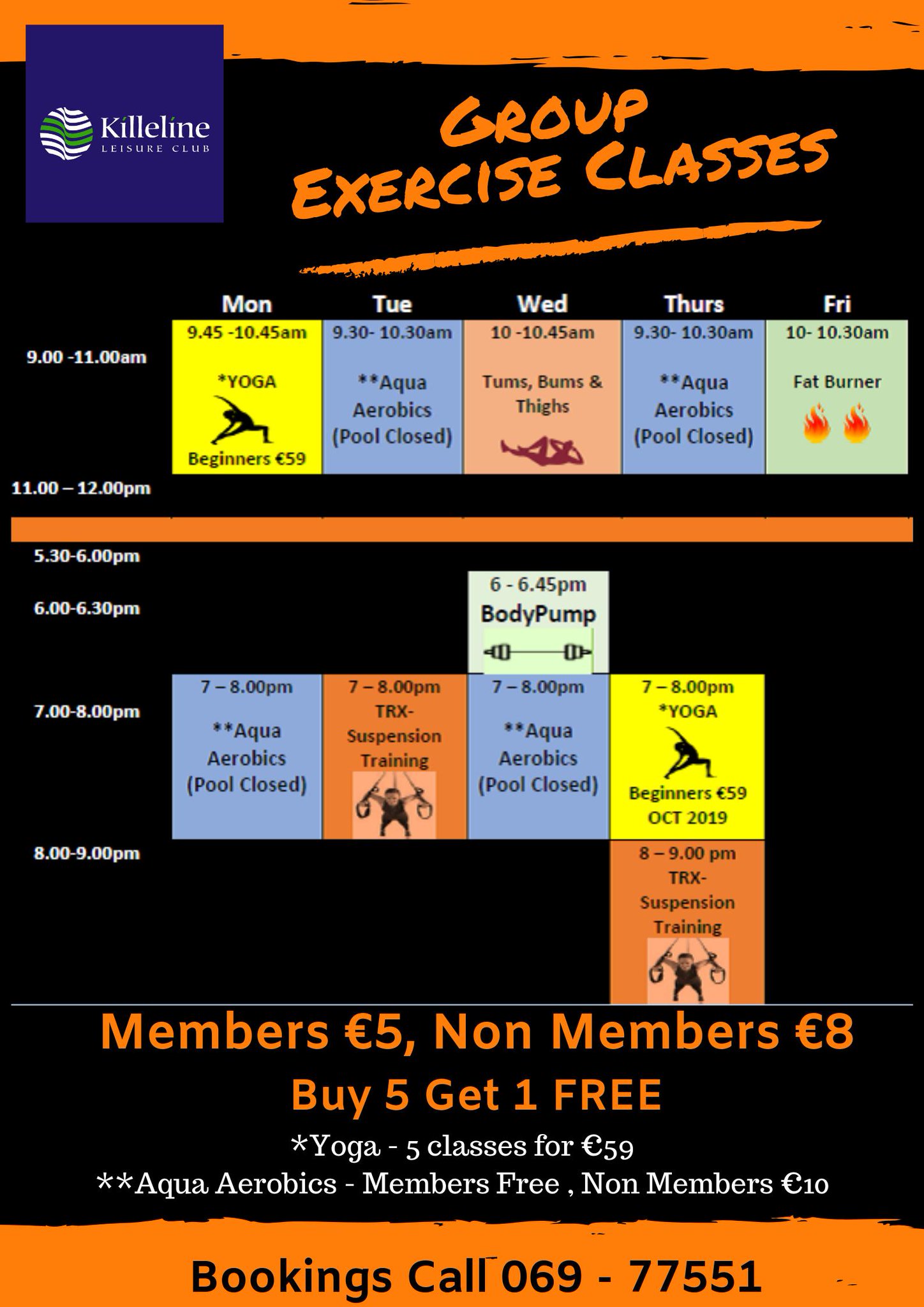 West Limerick Sports Complex (WLSC) on Twitter "Group Exercise Classes