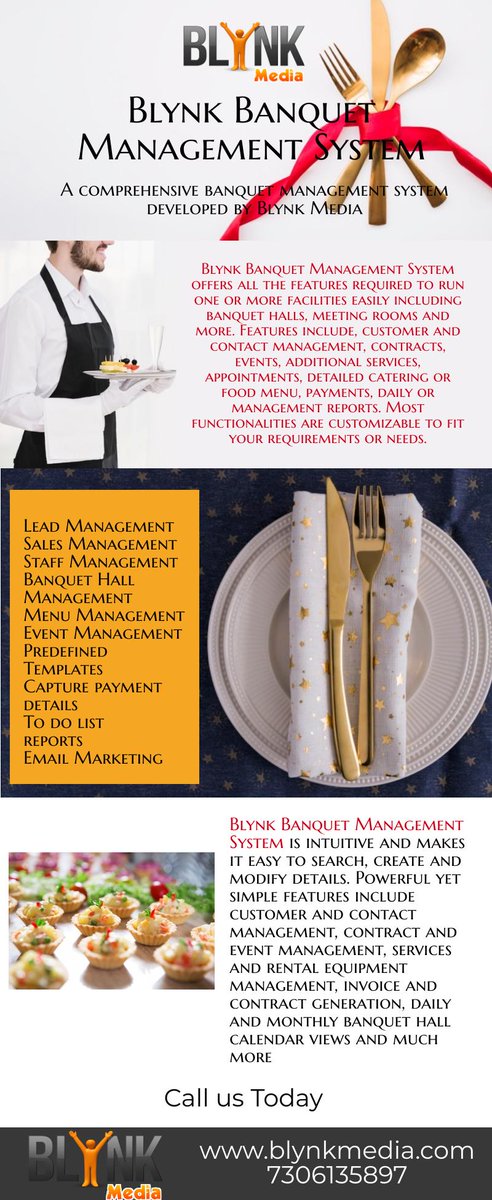 blynksystems's tweet photo. Blynk Banquet Management System - https://t.co/EAKu77i9Km https://t.co/eDXDo2dImO