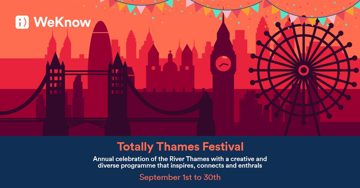 Nothing connects Britain like the iconic River Thames. Come join the celebrations, all month long! #WeMove #WeKnow #London