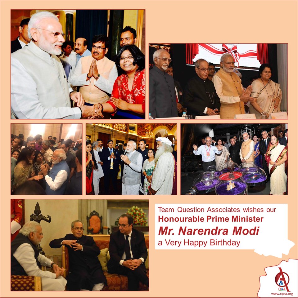 Team <a href="/Ques_Associates/">Question Associates</a> wishes you a long and healthy life on your 69th birthday, a very Happy Birthday to our Honourable Prime Minister Mr. <a href="/narendramodi/">Narendra Modi</a>

#QnAevents #NarendraModiBirthday