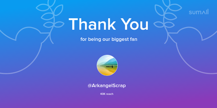 rdefraye's tweet photo. Our biggest fans this week: ArkangelScrap. Thank you! via https://t.co/4p98RIx1X5 https://t.co/UEhZqPxIyf
