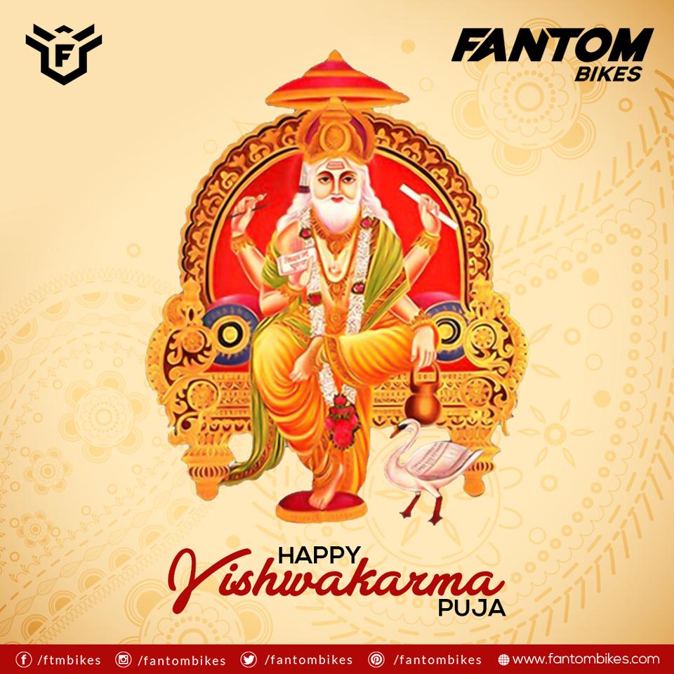 FantomBikes's tweet photo. May Lord Vishwakarma always be with You and Your Family! Happy Vishwakarma Puja.
#VishwakarmaPuja #विश्वकर्मापूजा #FantomBikes https://t.co/mAoNIBNHhJ