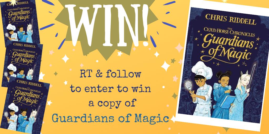 WIN! 🎉🎉
We have THREE COPIES of Chris Riddell's new book 'Guardians of Magic' to give away - a new magical fantasy series brought to life with Riddell's stunningly detailed illustrations.

To enter, follow <a href="/booksfortopics/">BooksForTopics</a> and RT before 23/9 (UK)

Review: booksfortopics.com/post/review-gi…