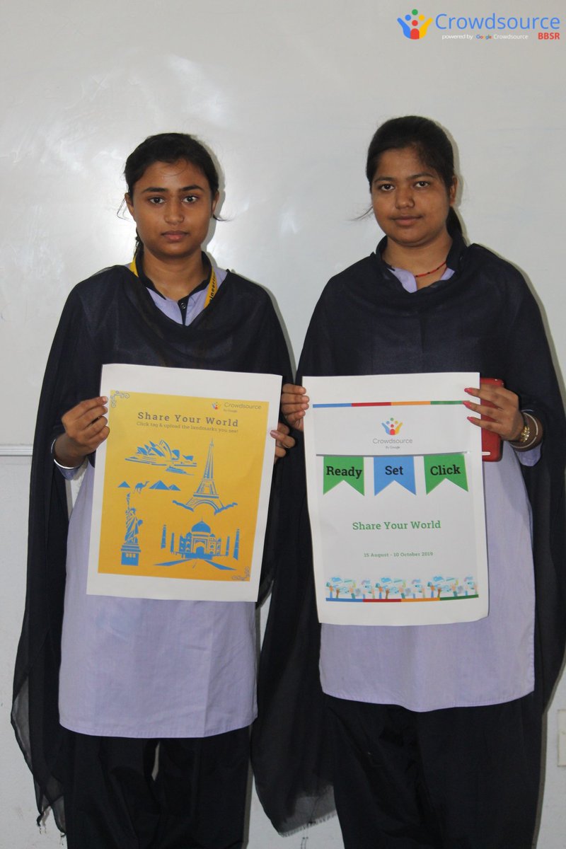 GoogleCS_Odisha's tweet photo. Some young and passionate crowdsource users from #CVRCE. #BBSR promoting as well as together contributing for the global SHARE YOUR WORLD  campaign.
Thank you for being a part of this brood.May the spirit be with you
#ShareYourWorld 
#crowdsourcebygoogle 
#googlecrowdsource https://t.co/d5sIVX7cxK