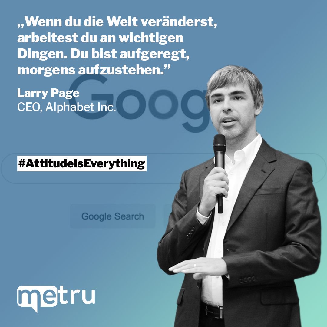 metruchannel's tweet photo. Er besuchte die alternative #Montessori-Schule: Dort legt man sehr großen Wert auf eigenständiges Denken und Kreativität. Das ständige Hinterfragen der Dinge habe ihm später mit der Karriere geholfen, erzählt Page gerne.
#AttitudeIsEverything #metru #closeup #mindset #motivation https://t.co/od7sbJ9TGL