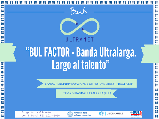 pdcamcom's tweet photo. Sei un'impresa #digitalizzata? Partecipa al #premio "BUL FACTOR. Banda Ultralarga, largo al talento" di @pdcamcom . Scadenza 11 novembre 2019 @pianoBUL2020 https://t.co/m5POboTHRv https://t.co/uWAqbAmVPs