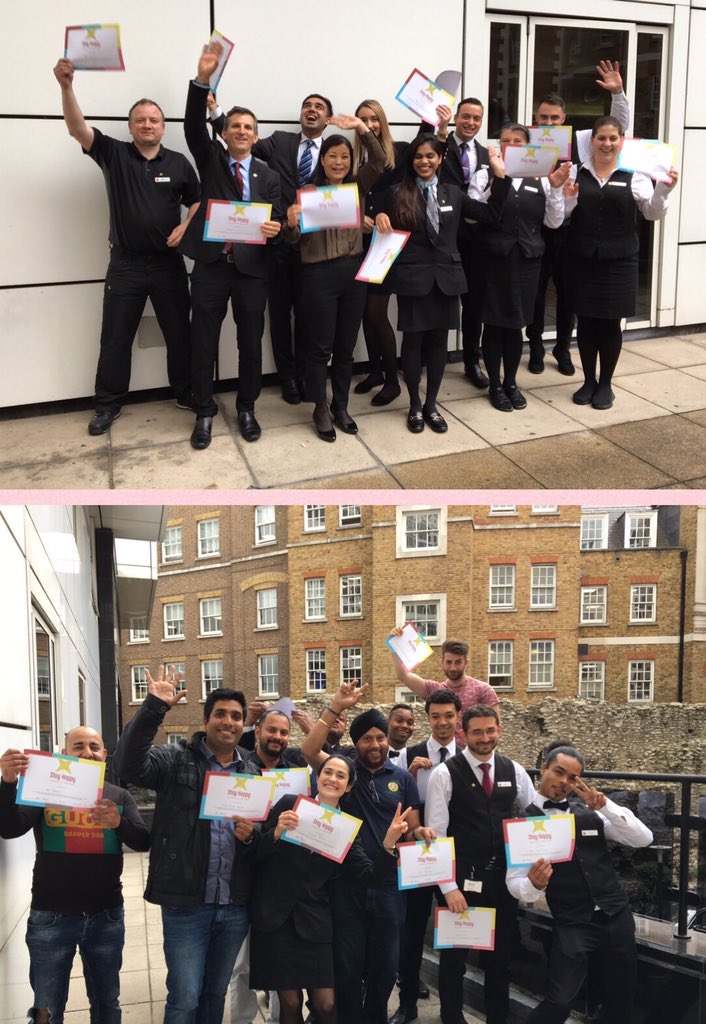 Everyone is getting Happy with their Stay Happy training in London this week in Leonardo City Hotel  #stayhappy #happyistheplacetobe