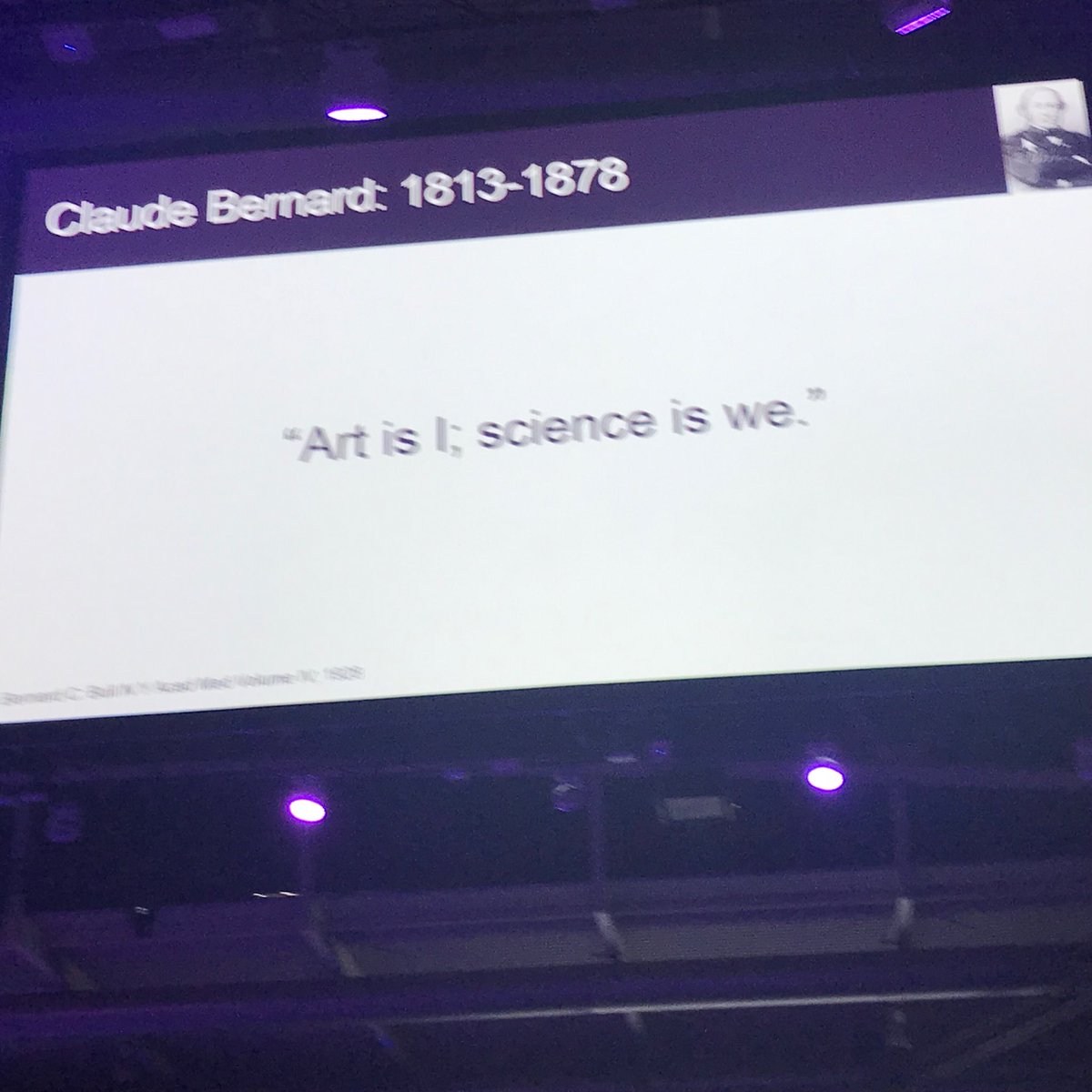 At Claude Bernard lecture “Science is we” #EASD2019 #ResearchCulture