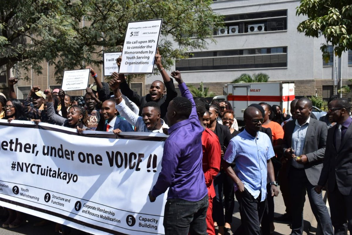 AYLF_Kenya's tweet photo. #NYCtuitakayo 

@siasaplace
@MyleaderKE
@org_governance
@elfafrica1
@youthagenda254
@ActionAid_Kenya
@TribelessYouth
@AdumaWilkister
@youthalivekenya
@susoyouth
@LYF_
@GP_Kenya
@yasa_ke https://t.co/4C2fzYFi71
