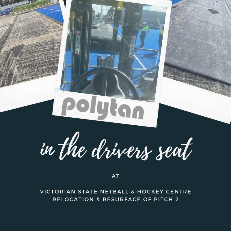 Polytan are in the driver’s seat!

Ripping up the synthetic surface at the State Netball &amp; Hockey Centre in Victoria, has been completed.

Stay tuned as we progress to the next stage! 

For more on Polytan sports surfaces bit.ly/2CV98D0

@kaneconstructions