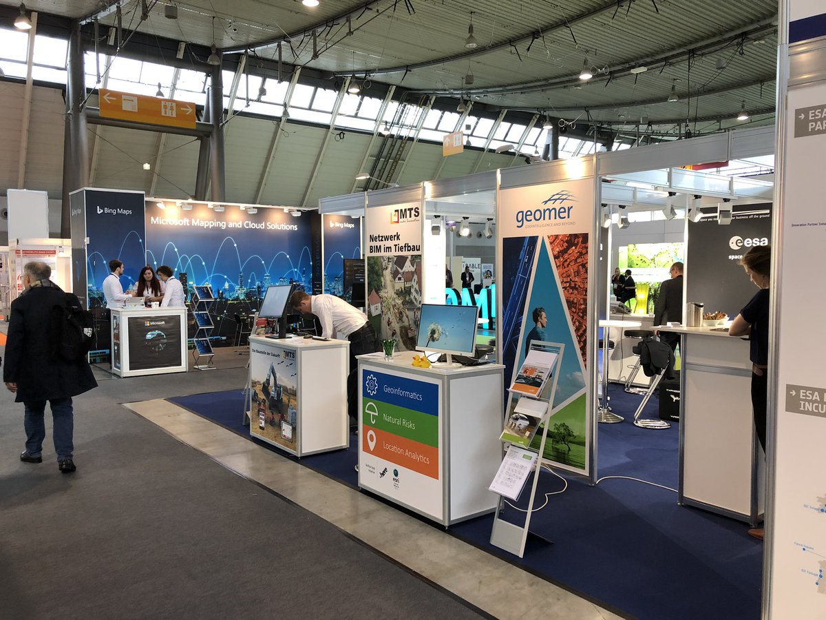 Es kann losgehen - die Vorbereitungen sind abgeschlossen! Wir freuen uns auf die #intergeo19 und auf viele Besuche in Halle 4, Stand C4.032