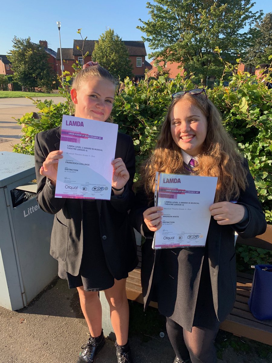 CEO_GMYF's tweet photo. Want to know what great looks like? Try Francesca and Maddison with their ⁦@LAMDAdrama⁩ certificates. Great to see them using their talent. https://t.co/dmyieshv4X