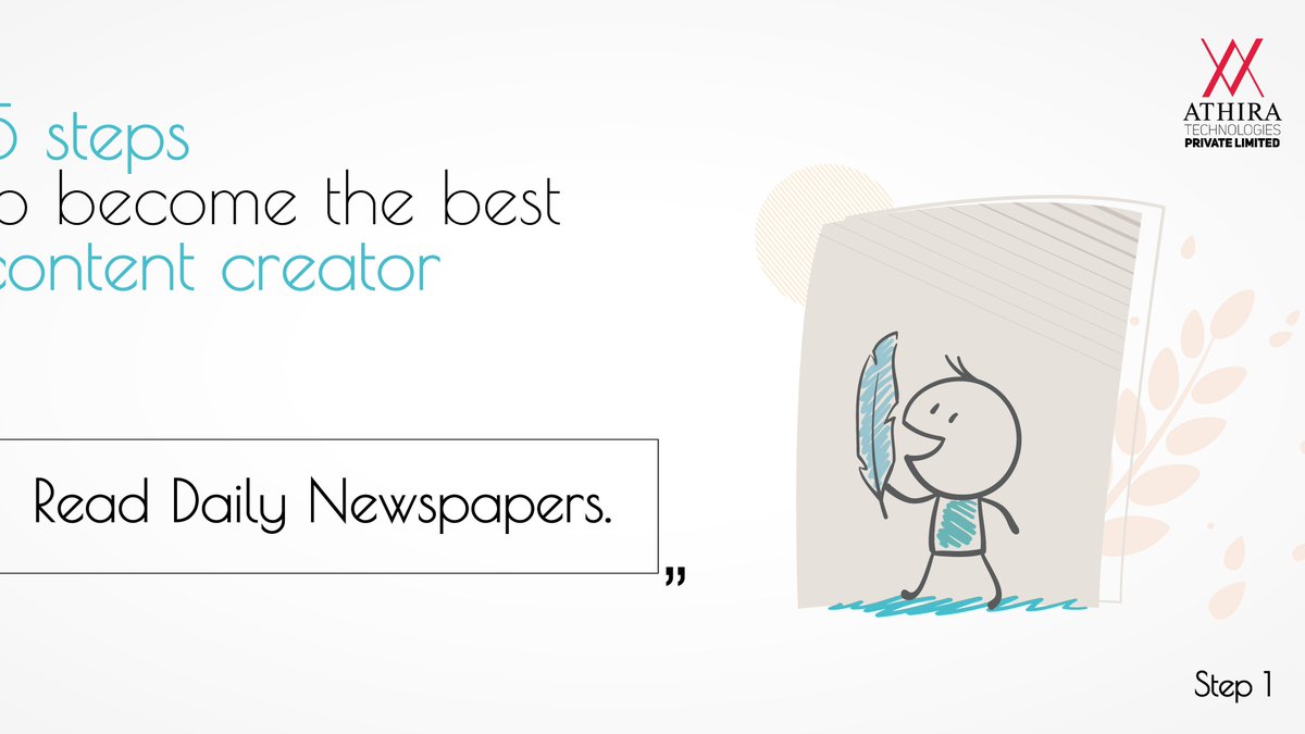 AthiraTechBLR's tweet photo. Geting in the habit of reading the current trends, news and day-to-day threats will help you in creating a piece of valuable content.
#ContentWriter #ContentWriting #Content #Trend #Facebook #Digital_Marketing #Athira #AthiraTech #AthiraTechnologies https://t.co/P8VNtifVGs