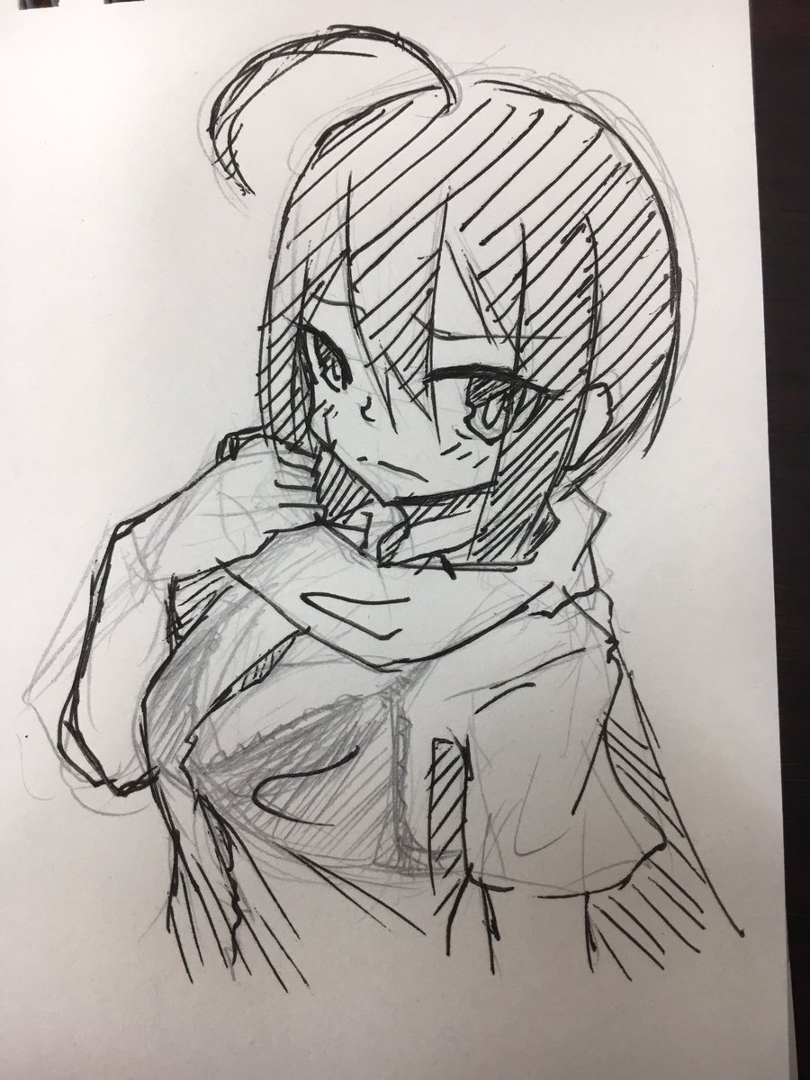 夏でもマフラーをしているタイプのF 