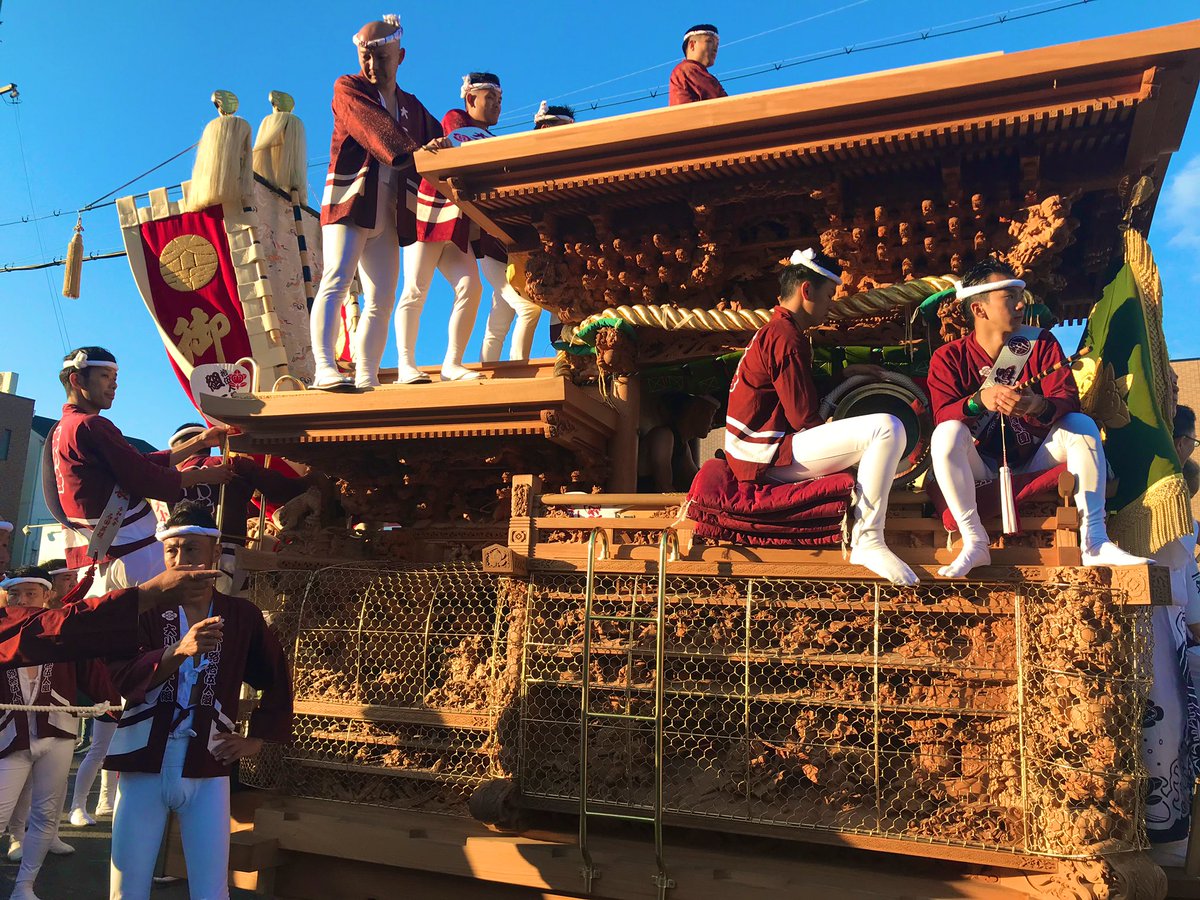 hiro_takeda__'s tweet photo. 令和元年だんじり祭り🏮

何回やっても鳴物皆の
いい顔が1番の思い出です。
みなさんいつもありがとう！🤫 https://t.co/vOn2TbtbVz