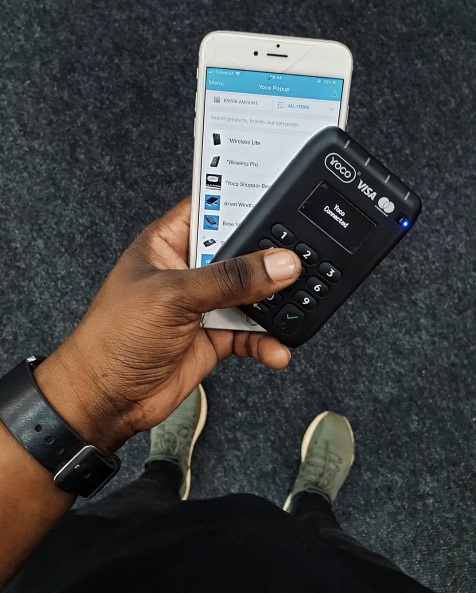 Mashstartup's tweet photo. Imagine telling people you an entrepreneur and when they pay you, you have no means to accept their cards? No sir. I got the Yoco in the back, ready to see if you can afford that "lets have coffee" that casually turns into a consultation. Uzolimala! https://t.co/TRA2Ugnjrd