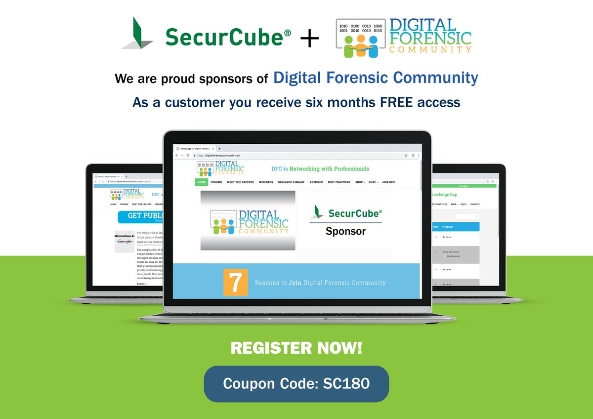 securcube's tweet photo. SecurCube is now on board and you?
Digital Forensic Community led by experts. 
Updated contents and investigation best pratice exchange.
Investigators debate... what else?

Join: https://t.co/QR4jykp7Pu

#digitalforensic #investigation #mobileforensic #securcube #digitalcommunity https://t.co/TzcXZm7MMz