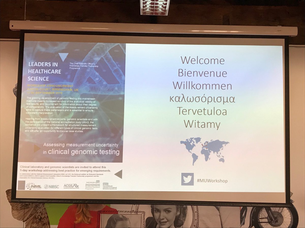 IsaDelon's tweet photo. Ready for a day all about uncertainty of measurement #MUWorkshop https://t.co/kZySvU3fuR