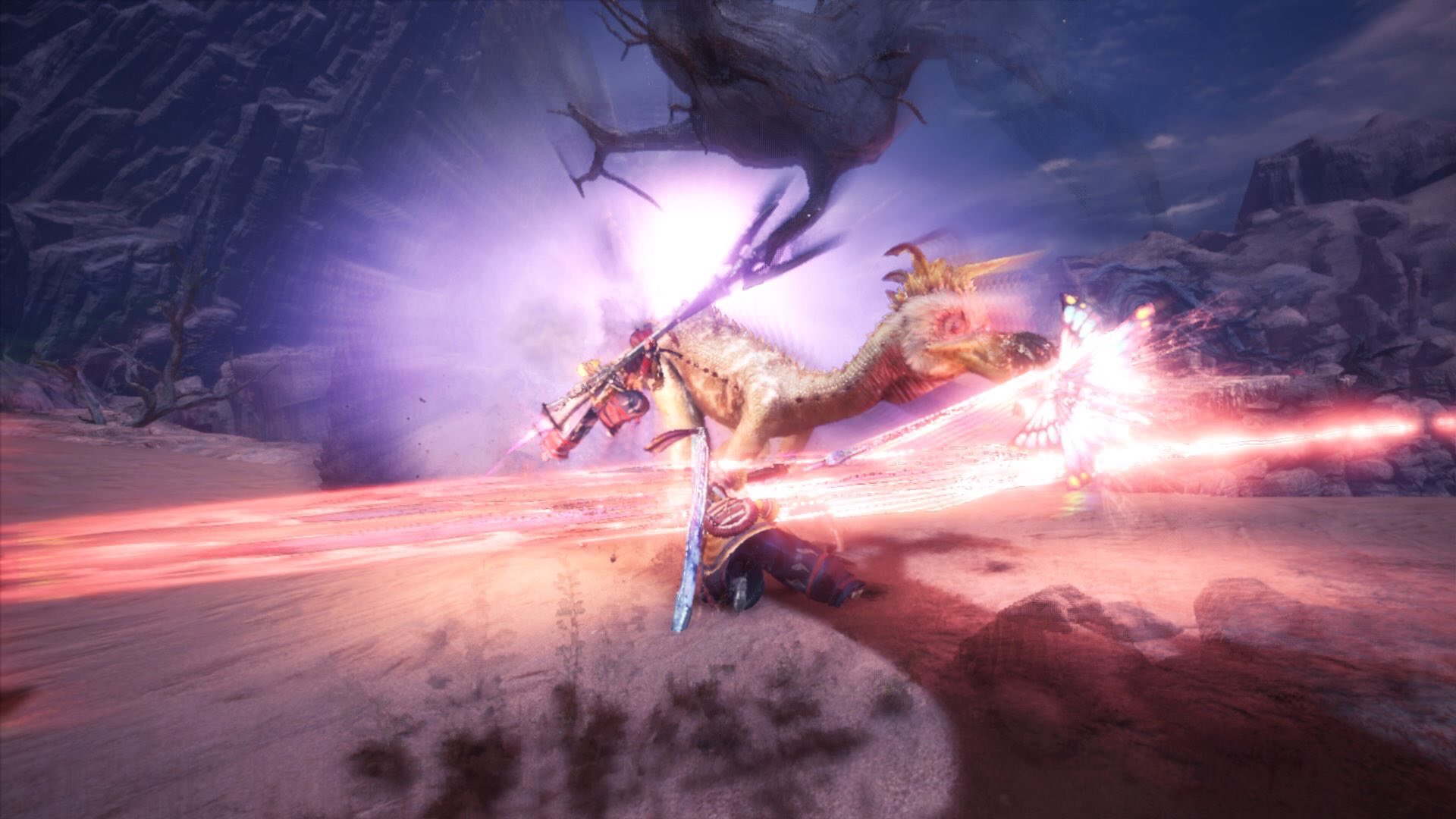 Twitter 上的 たけ 居合抜刀気刃斬りでモンスターに トドメ刺すと画面横に大きく赤い線入るの めっちゃカッコイイ Mhwアイスボーン狩猟解禁 T Co Iu5jufupj2 Twitter