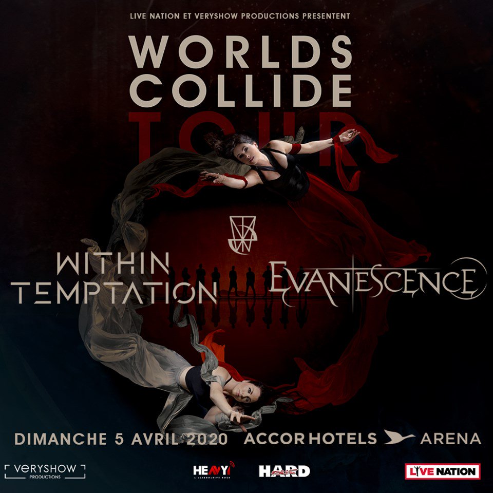 SeeTickets_FR's tweet photo. JOIE ! @evanescence et @WTofficial annoncent le #WorldCollideTour à Paris le 5 Avril 2020 : https://t.co/2dzMmgXGYL https://t.co/Y77udNqi8P