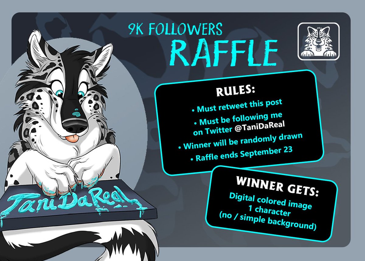 TaniDaReal's tweet photo. 🎫 Raffle time! 🎫
Prize: digital picture (1 character). Winner will be randomly picked on Monday September 23. 
How to join: 
1) must follow me (Twitter)
2) must retweet this post
Good luck! :) 🍀 https://t.co/CyhGFl7Zfe